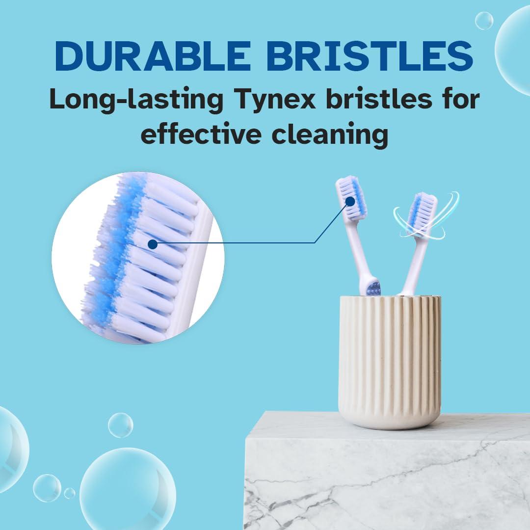 STIM STIM Ortho MB Toothbrush For Braces, Super Soft Bristles For Adults - Pack of 3