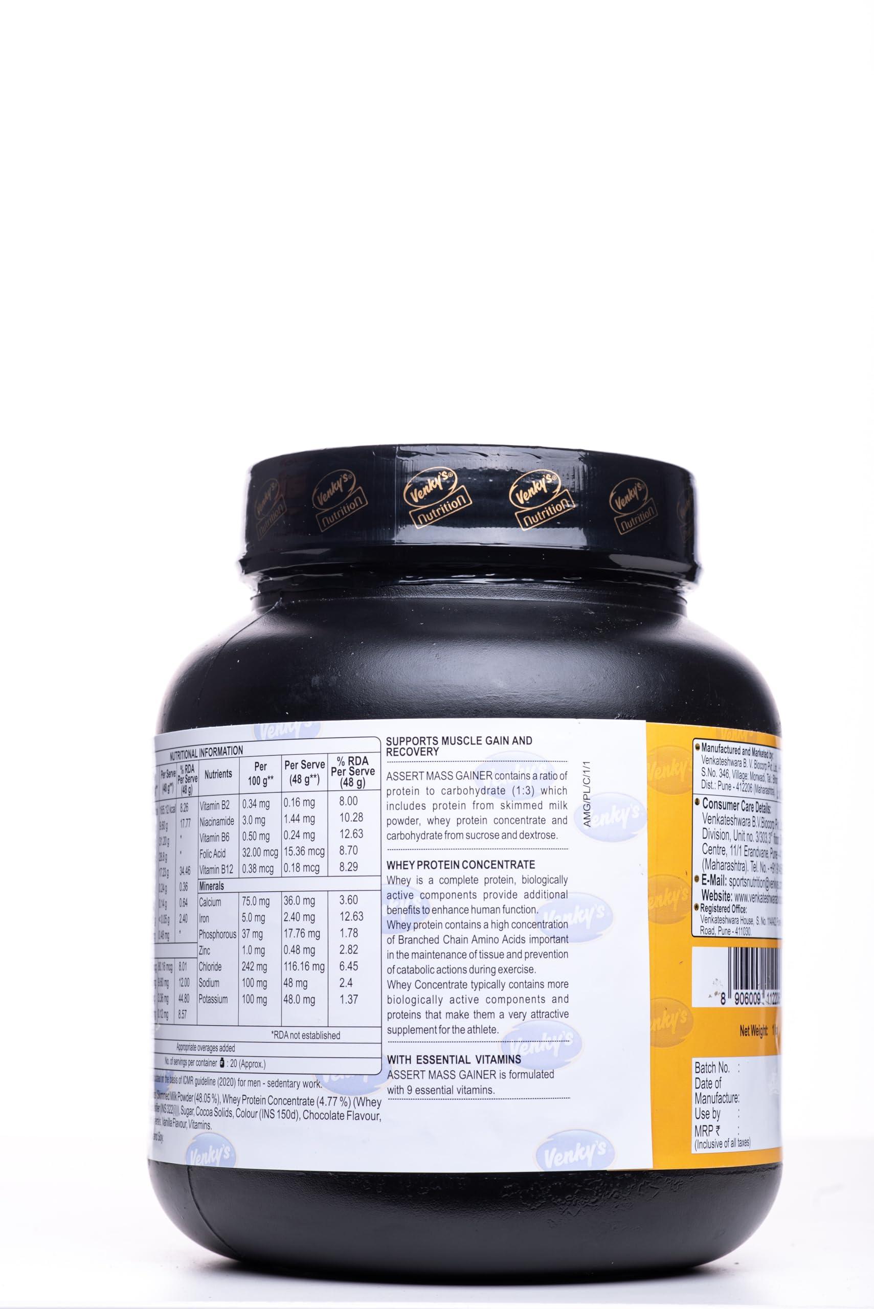 Venky's Nutrition Venky\'s Nutrition Mass Gainer 1kg Chocolate