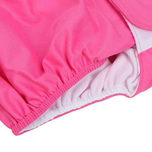Shanrya Cloth Nappy, Soft Elastic Adult Cloth Diaper for Home Travel for Incontinence for Elderly