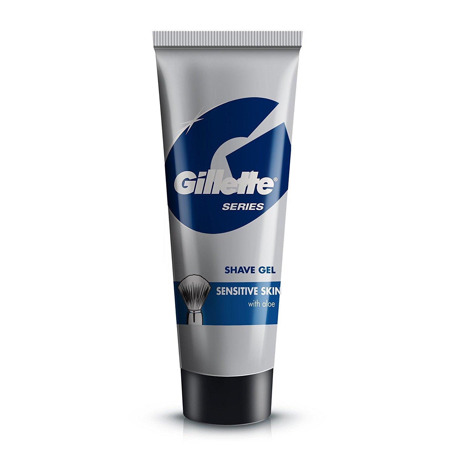 Gillette GILLETTE SHAVING GEL COMFORT GLIDE 195g & Gillette SensitivePre Shave Gel Tube - 60 g