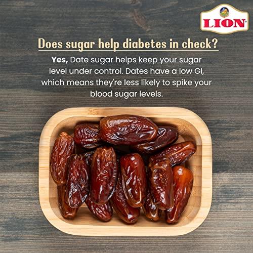 Lion Dates Lion Delicacy Dates 2kg | Deglet Noor dates | Saudi Arabia Dates | khajoor or khajur dry fruits | Healthy & Nutritious Snack