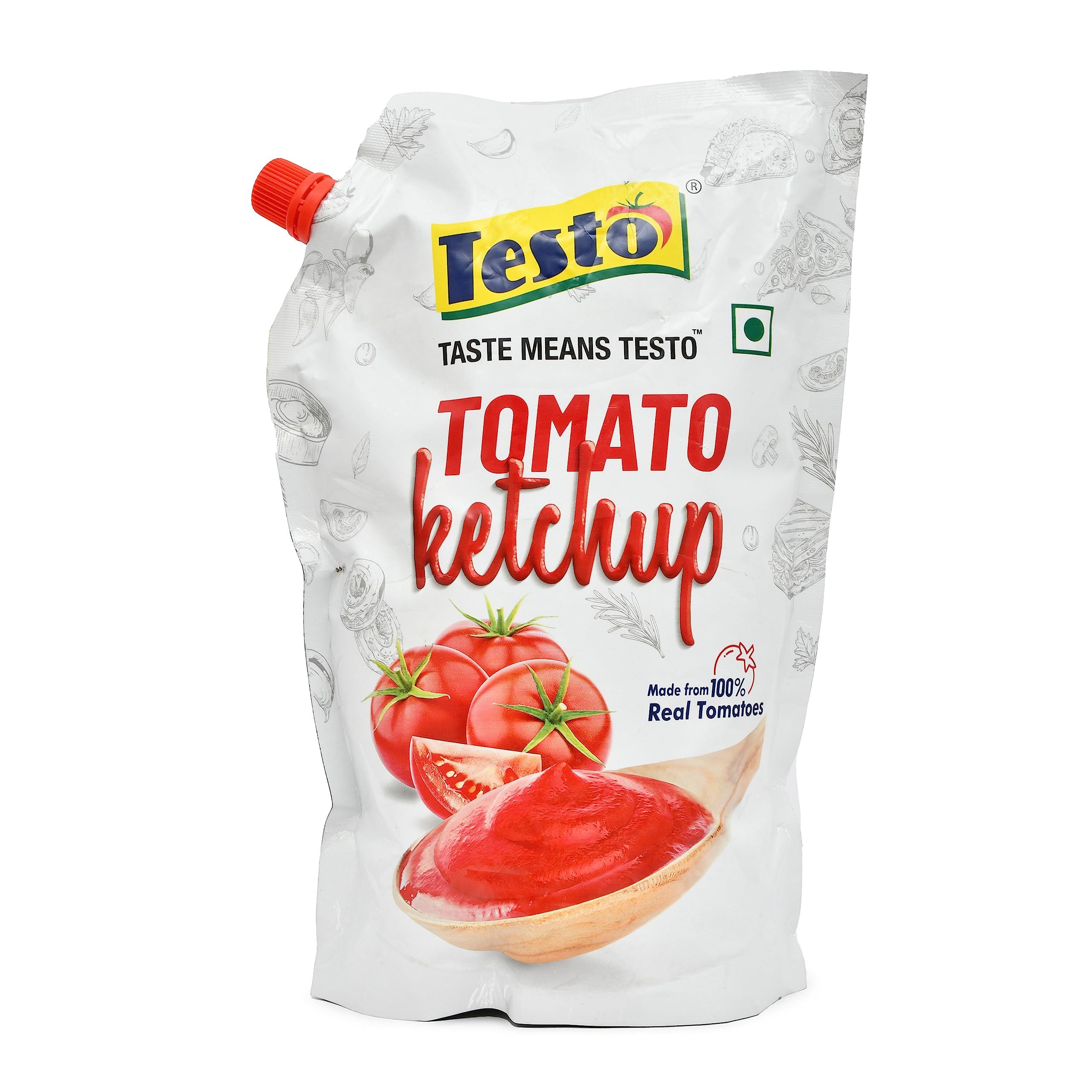 Testo Testo Tomato Ketchup Chefs Special (950g) | Super Saver Offer Pack | Non-GMO | Quality Tomato Ketchup (950 GM)