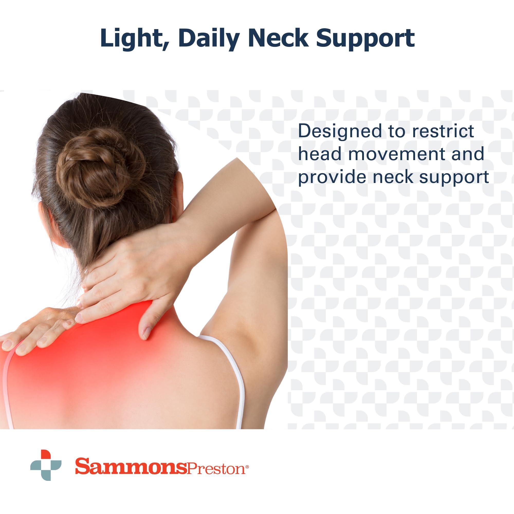 Sammons Preston Rolyan Universal Contour Cervical Collar Brace, Cream Color, 2\"