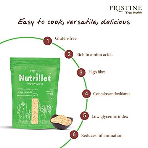 Pristine PRISTINE Nutrillet Healthy Amaranth Millet Pouch, 500 g (Pack of 3)