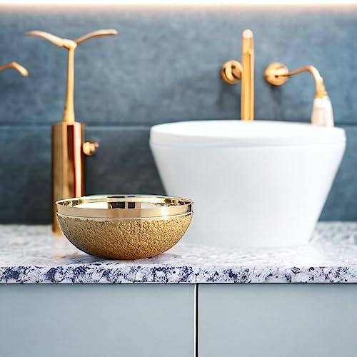 HEALTHANDWEALTH HEALTHANDWEALTH Kansa Vatki Foot Massager Relax And Rejuvenate With Ayurvedic Healing For Tired Feet And Deep Relaxation