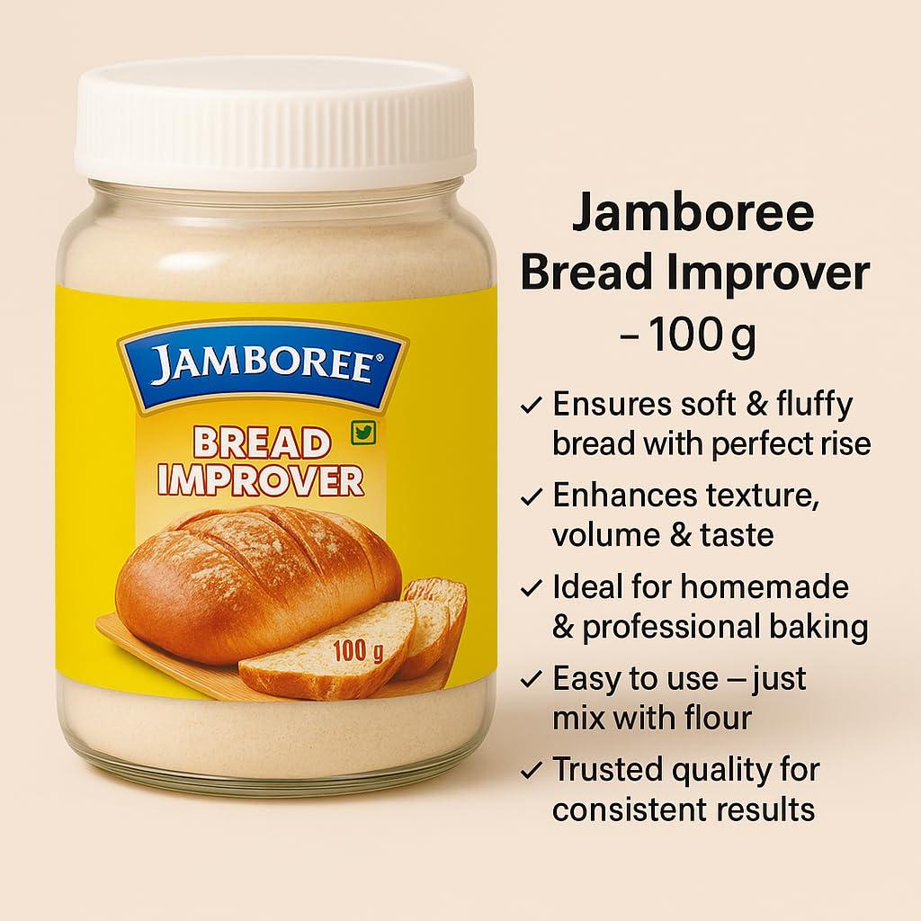 Jamboree!!! Bread Improver for Bread Making, Soft Dough, 100 g