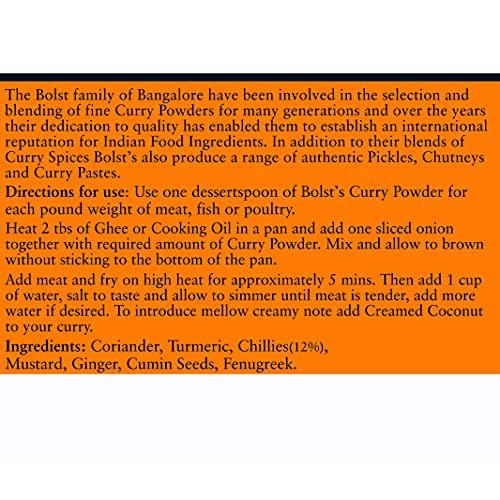 Bolsts Bolst\'s Hot Curry Powder | Curry Masala | Indian Kitchen Spices Masala | 10+ Authentic Whole Indian Spices | Multi-Purpose Cury Powder For Veg or Non-Veg Curries & Sabzis 500g