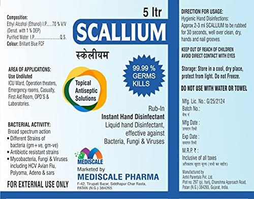 SM SM (SCALLIUM) Hand Sanitiser (Blue_5Litre)