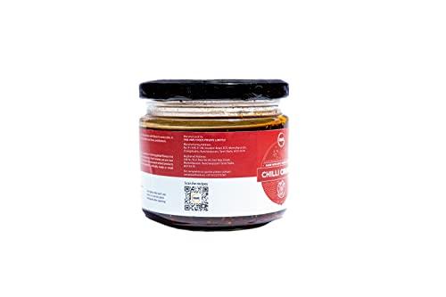 AWE AWE Foods | Chilli Oil Crunch | Spicy, Crunchy, Garlicky Flavor | Made With Spicy Guntur Chillies | Hand-Made In Small Batches