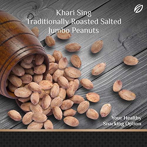 SHREGO SHREGO Peanut Plus Khari Sing Traditionally Roasted Salted Jumbo Peanuts, Snack and Namkeen (1080 Grams)