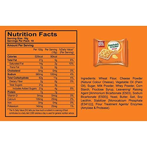 Zess Zess Cheese Sandwich Cracker, 180 g