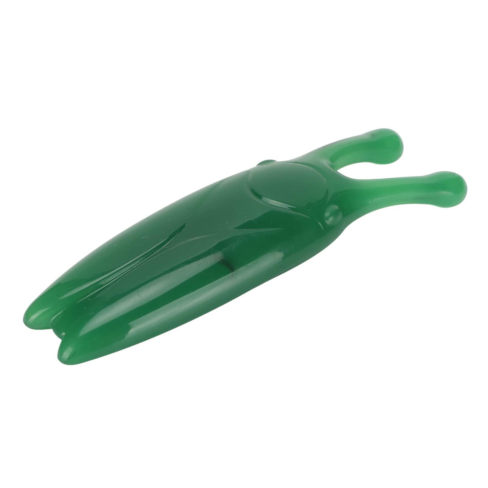 Kufoo Kufoo Gua Sha Nosetool,V Face Gusha Face Tools Beauty Nose Lightweight Puffiness Reduction Skin Firming For Jawline(Green)