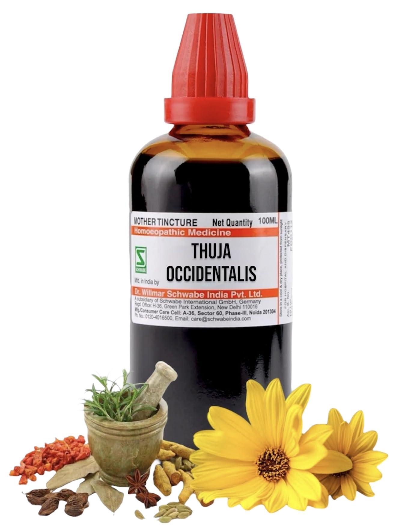 HOMOCOS Med-47 Schwabe Thuja Occidentalis Mother Tincture Q 100ml - Orignal_Extract Homeopathy