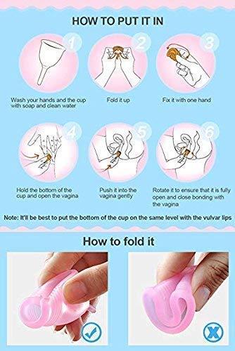 ORENAME ORENAME Menstrual Cup, Reusable Period Cup - Ultra-Soft, Comfortable & Leak-Proof Medical Grade Silicone - Tampon and Pad Alternative - (MEDIUM - 25 ML)