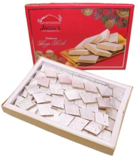 JAGGIS Jaggi Sweets Pure Kaju Katli No Added Preservatives Kaju Burfi (Pack Of 200 Gram)