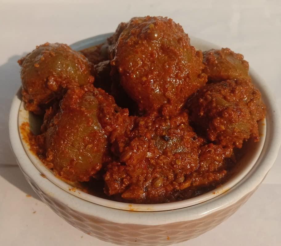 Kababi Delhiwala Amla Pickle Homemade Fresh Amla/Gooseberry Ka Aachar(400G) - Mother’s Recipe | Organic North Indian Pickle | Healthy Amla Pickle | Traditional Home Made Achaar