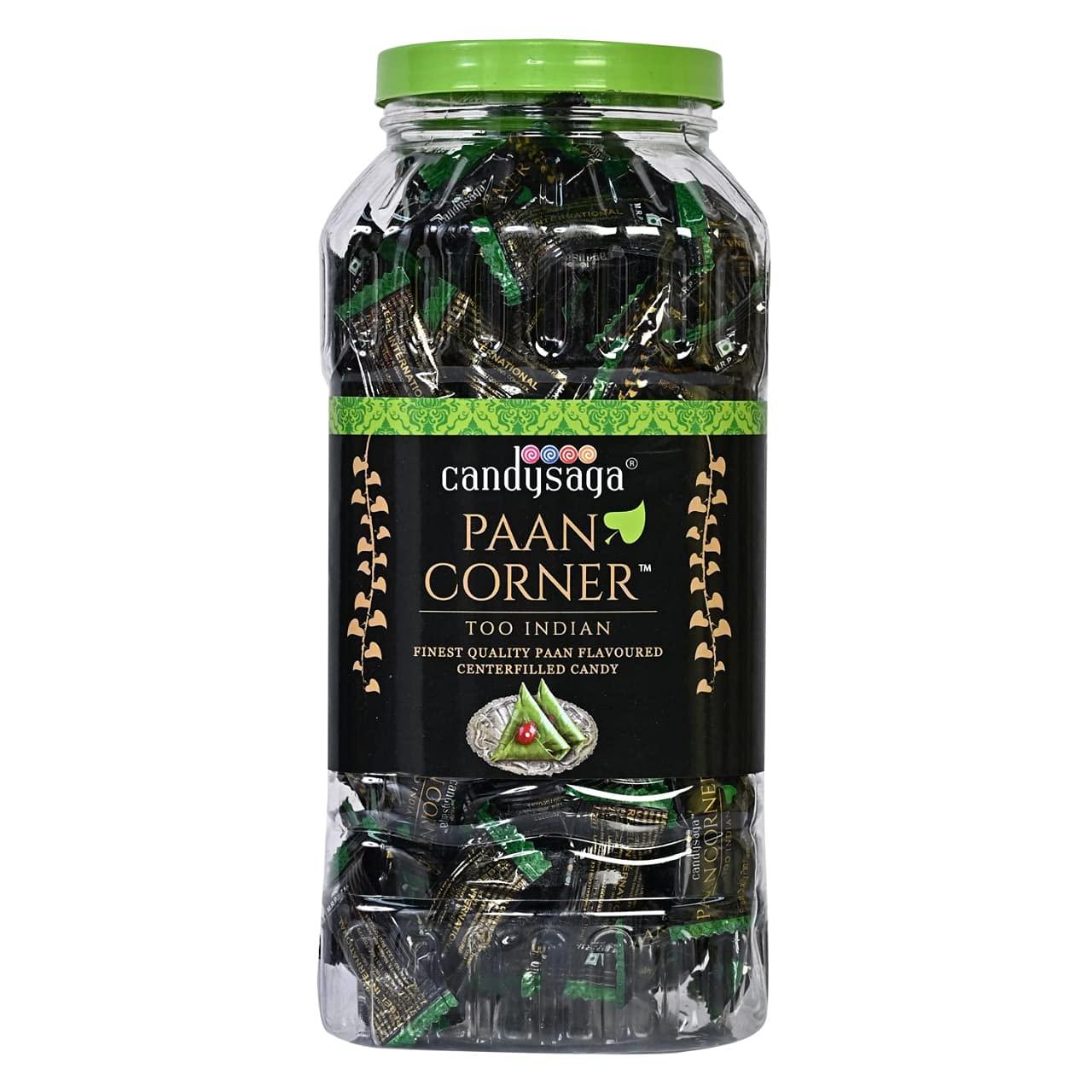 Creando Creando Candysaga Paan Corner Paan Flavoured Candy (Jar) (Pack of 2)-175 * 2=350 Pc