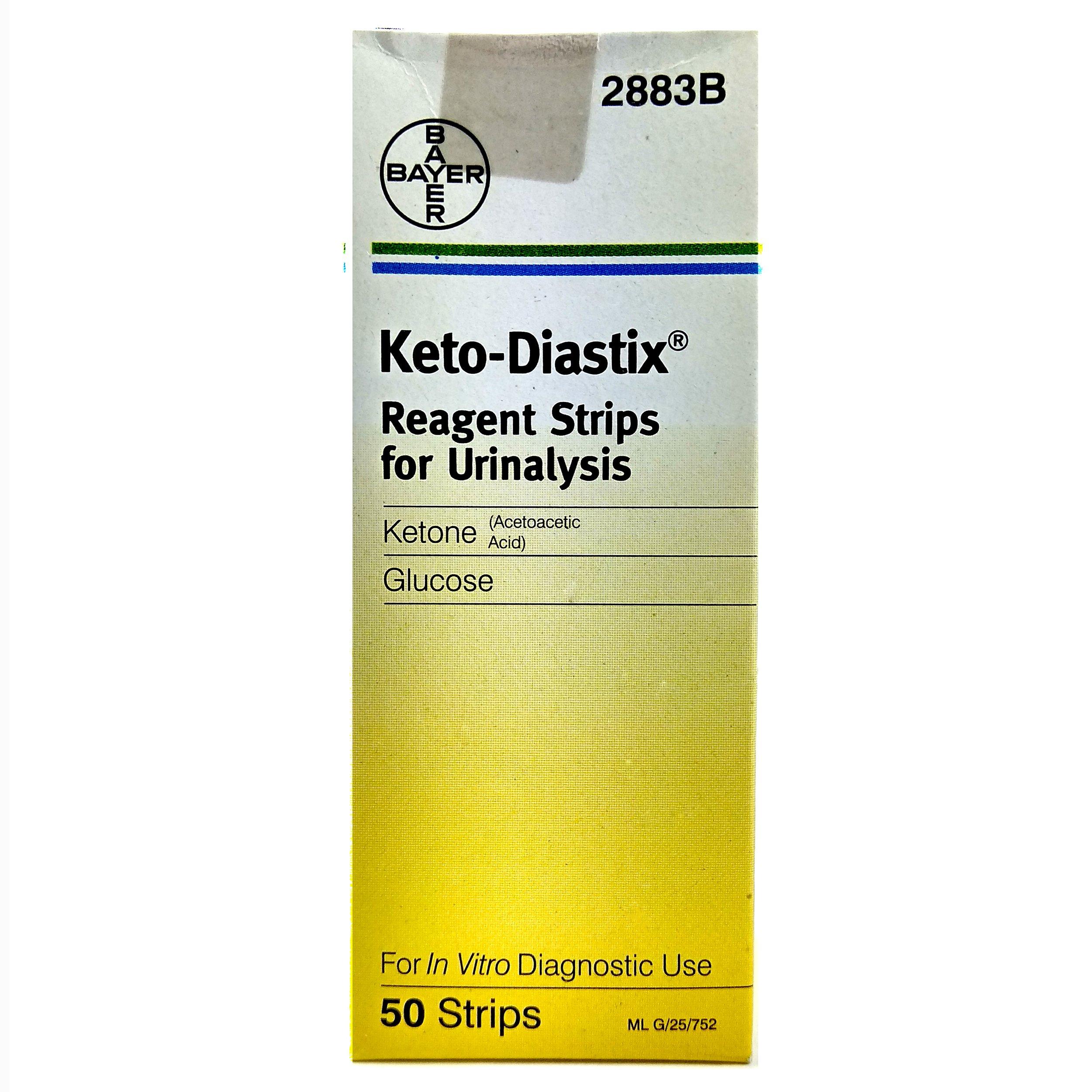 Bayer Bayer Keto-Diastix Reagent Strips-Urinalysis, 50 Each (Pack of 3)