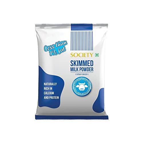 SOCIETY Society Skimmed Milk Powder | 500g | Less then 1% Fat | Rich in Calcium & Protein | Pack of 2
