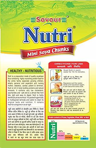 Savour Savour Nutri Soya Mini Chunks 200 Grams - Box Pack of 6