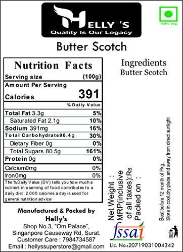 Helly's Helly's Butterscotch Balls for Chocolate Making, Cake Decoration | 250 gm - Zip Lock