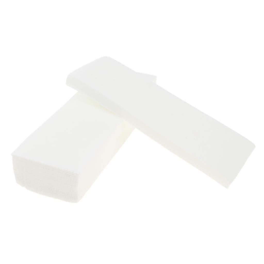 EXPORA EXPORA 100 Pcs Non woven Depilatory Paper Waxing Strips for Legs Hair Removal Wax