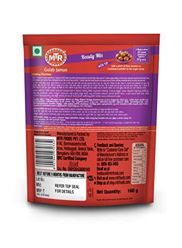 MTR MTR Gulab Jamun Mix, 160 G with Free, Pack of 1