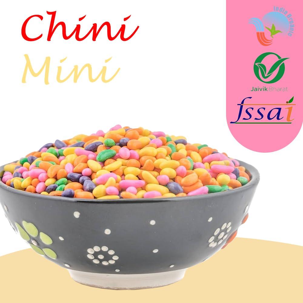 PR SUKHA SAAG PR SUKHA SAAG Chini Mini Saunf | Colourful Sugar Coated Fennel | Tini mini Mukhwas Mouth Freshner (200 g)