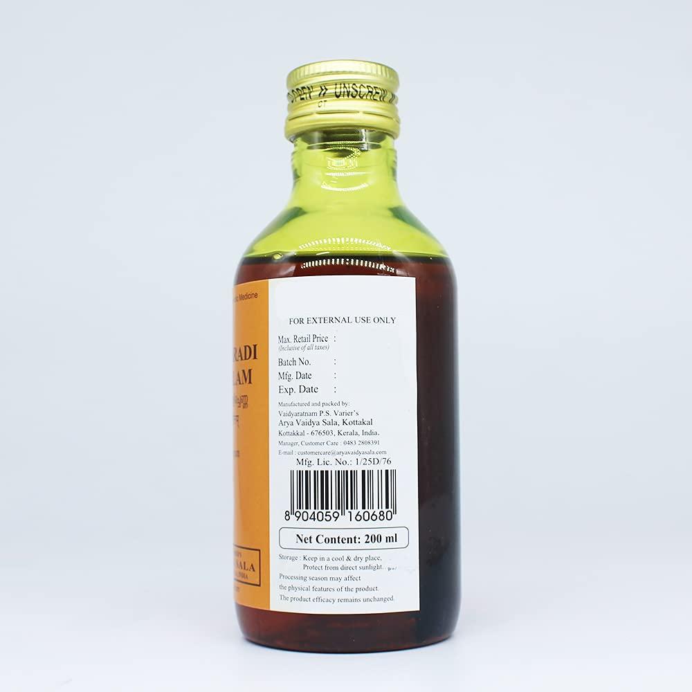 Golden Oldie Herbs Kottakkal | Nalpamaradi Kera Tailam-200Ml (Pack Of 1) | Of Arya Vaidya Sala