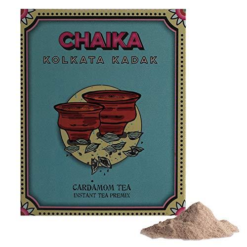 Chaika Chaika Desi Instant Premix Kolkata Kadak Cardamom Flavoured Tea (10 Sachets,Pack of 2)