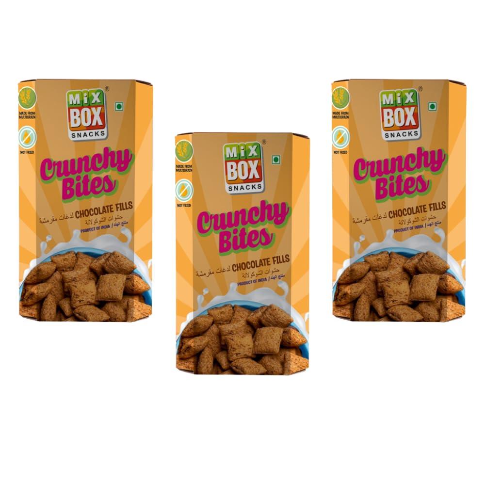 MiXBOX Pravin Mix Box Crunchy bites Chocolate flavour For kids (Pack of 3)