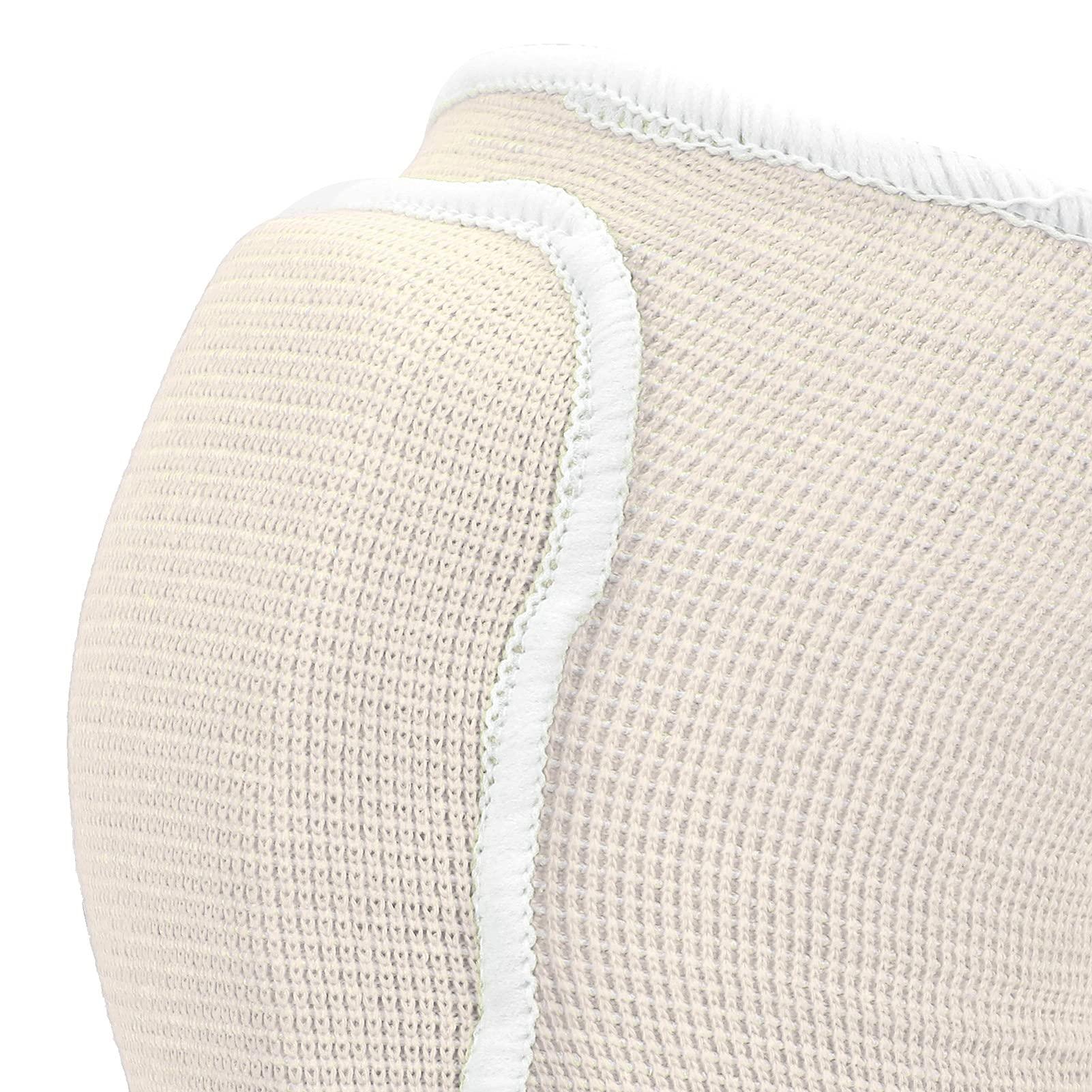 Shanrya Knee Pads, Firm Flexible Knee Pad Basketball Sponge Pad for Sports(White)