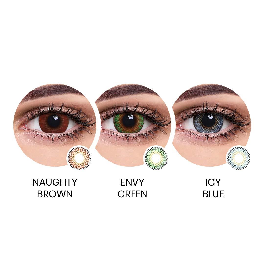 AQUALENS CONTACT LENSES AQUALENS CONTACT LENSES Aquacolor | Daily Disposable | Candy Pack Combo - Icy Blue Spicy Grey and Mystery Hazel