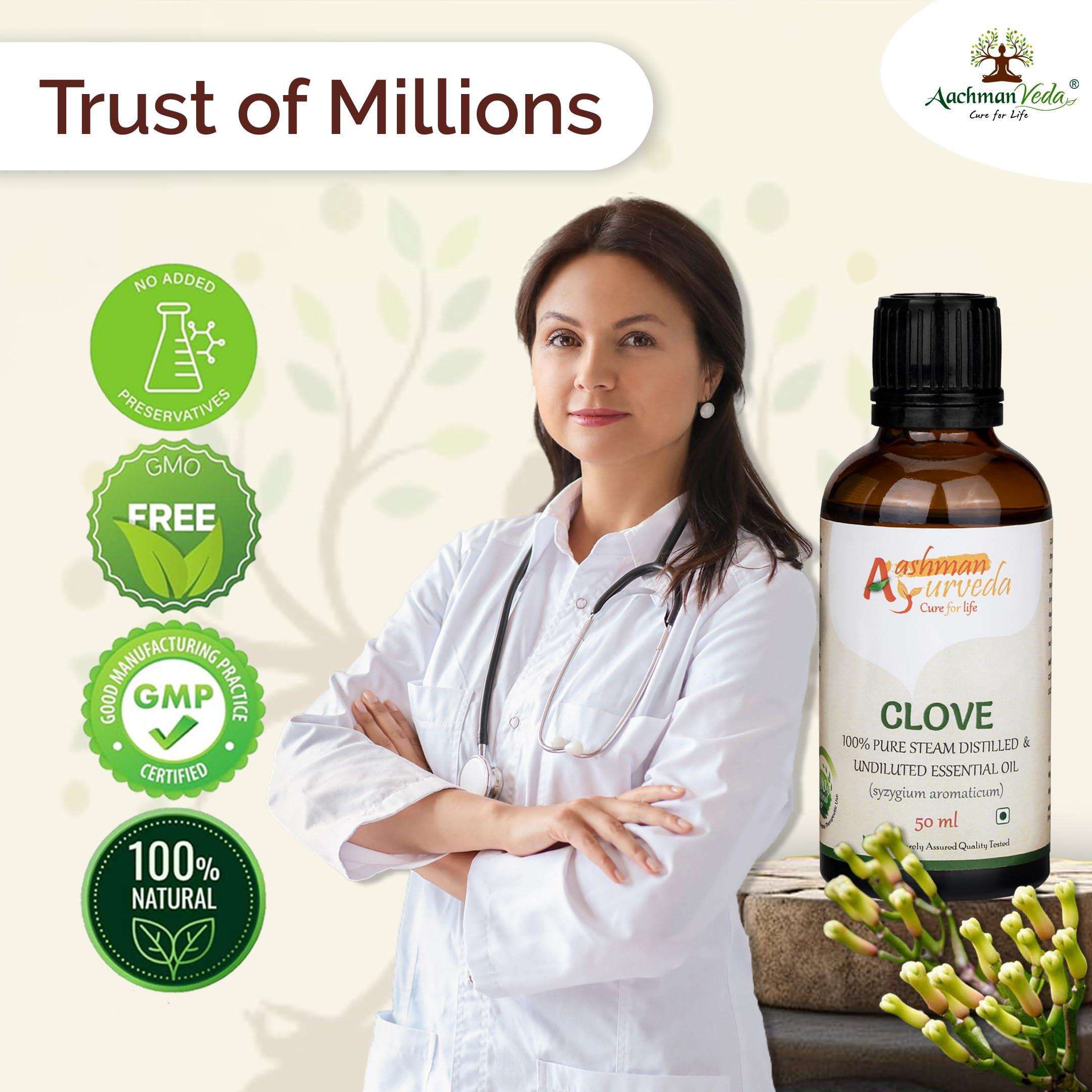 Aachman Veda Cure for Life Aashman Ayurveda Essential Oil (Clove)