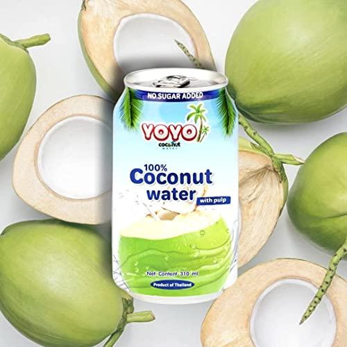 YOYO Coconut Water YOYO Coconut Water, Refreshing Coconut Flavour, Vital Minerals (Pack of 1, 310ml Each)