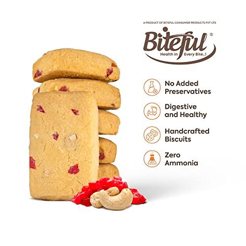BITEFUL Biteful India Fruit Biscuit Bytes 400g (Pack of 2 - 800g)