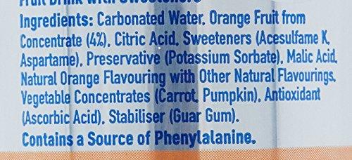 Fanta Fanta Orange Zero Sugar Drink Juice 6 X 330 Ml (Imported) (Uk), No Added Sugar