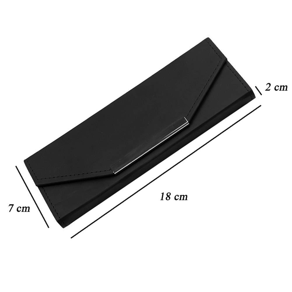 mollensiuer 1 Piece Black PU Leather Empty Tweezers Storage Bag for Eyelash Extensions Multi-pockets Travel Case For Eyelash Grafting Extension Tweezers