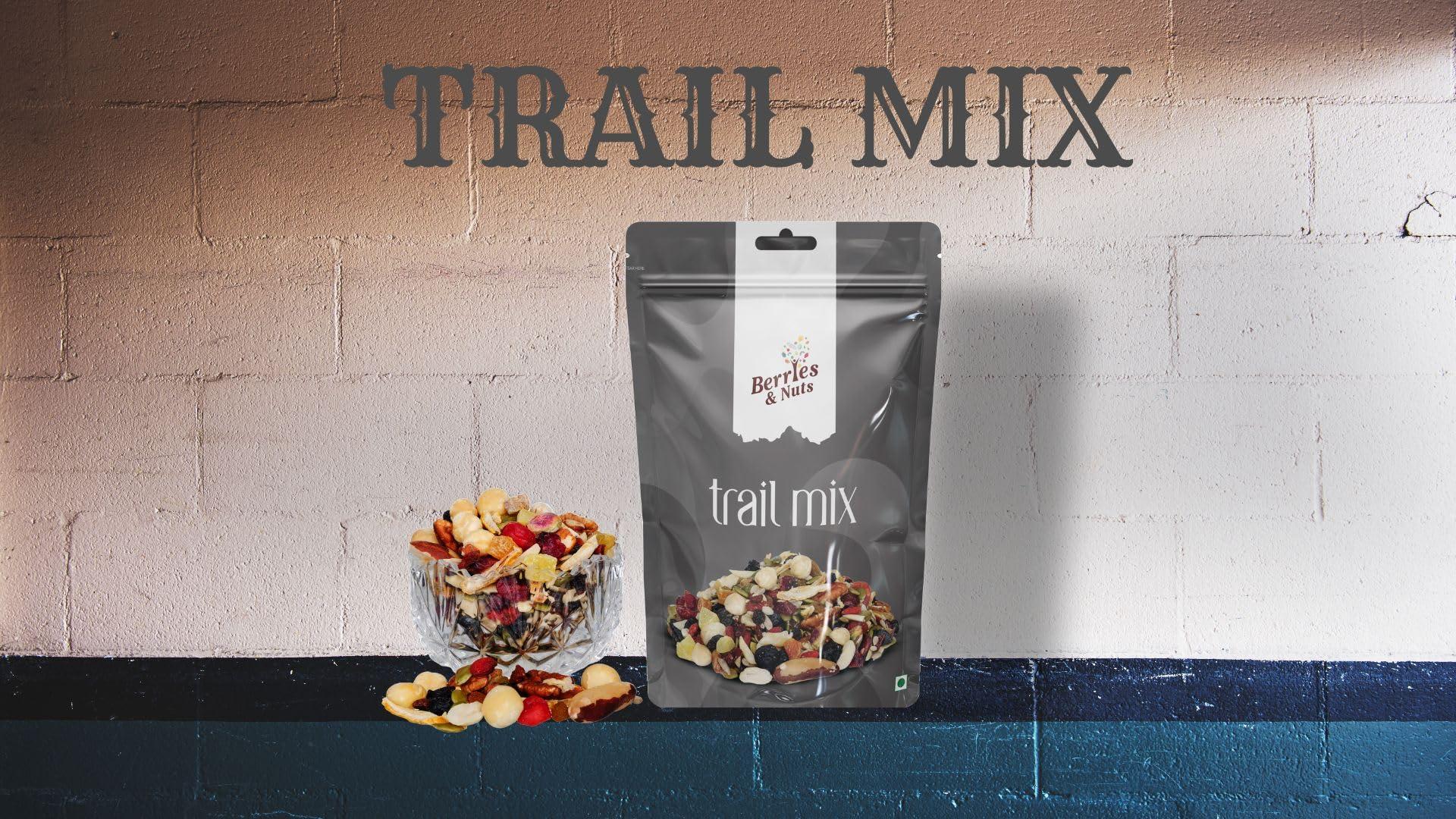 Berries And Nuts Berries And Nuts Mixed Berries, Nuts and Seeds - Super Trail Mix | 20 + Varities of Assorted Dry Fruit Mix with Berries, Nuts, Seeds & Fruits as Immunity Booster | 200 Grams
