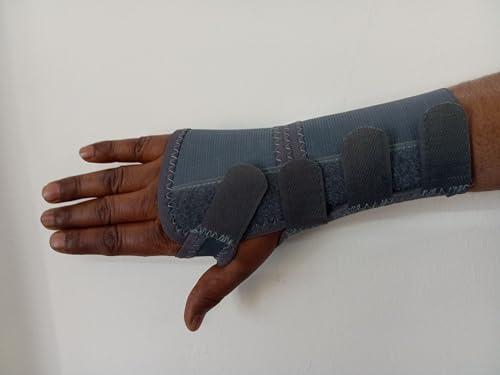 AP ORTHOPAEDIC AP ORTHOPAEDIC Elastic wrist splint for left hand grey Sprain Carpal Tunnel Splint Support Wrist Brace Protector Elastic wrist splint for left hand grey (S)