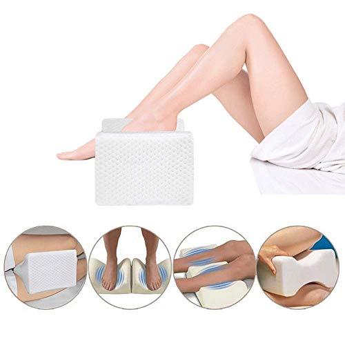Emoly Orthopedic Knee Pillow Pain Relief Leg Pillow for Sciatica, Back Pain, Leg Pain, Pregnancy, Hip and Joint Pain - Memory Foam Wedge Contour