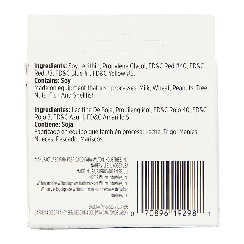 Wilton Wilton Garden Candy Color Set (7 g X 4 Bottles X 1 Set)