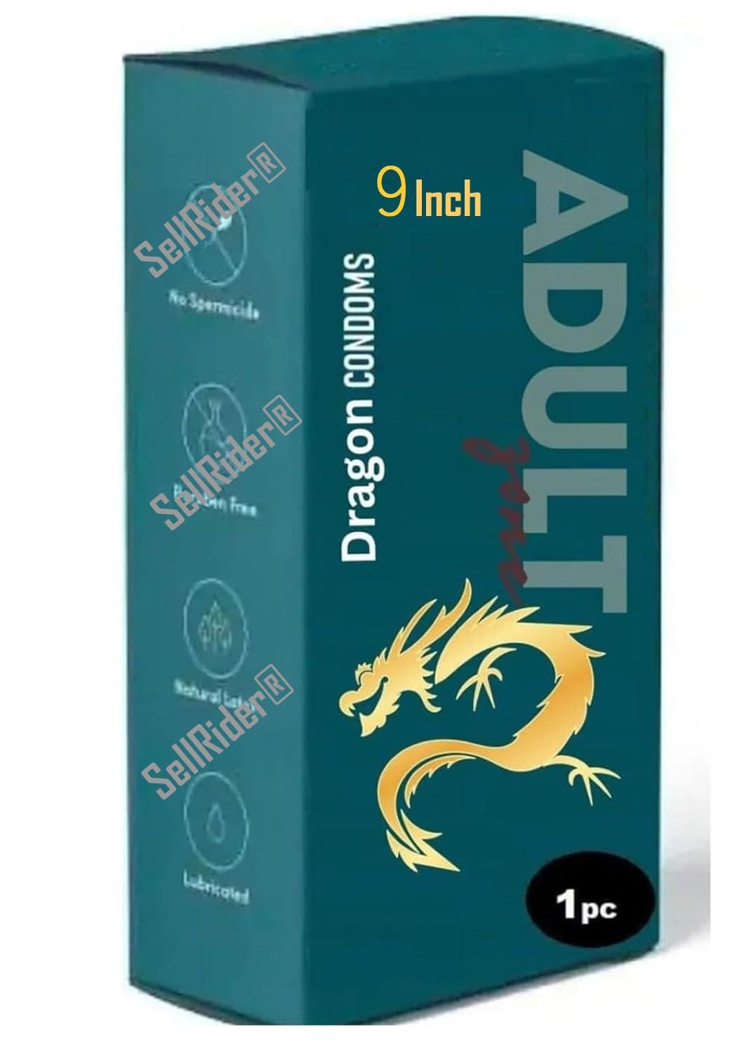 SellRider SellRider Imported Dragon condom for mens (9 INCH)