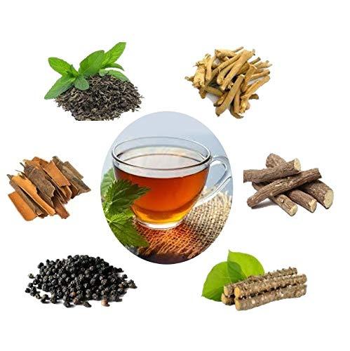 Organicgreen Herb Organicgreen Herb Mix Kadha/Kwath Dry Pack of 400GM Giloy | Tulsi| Ashwagandha| Mulethi| Kali Mirch| Dalchini stick DRY