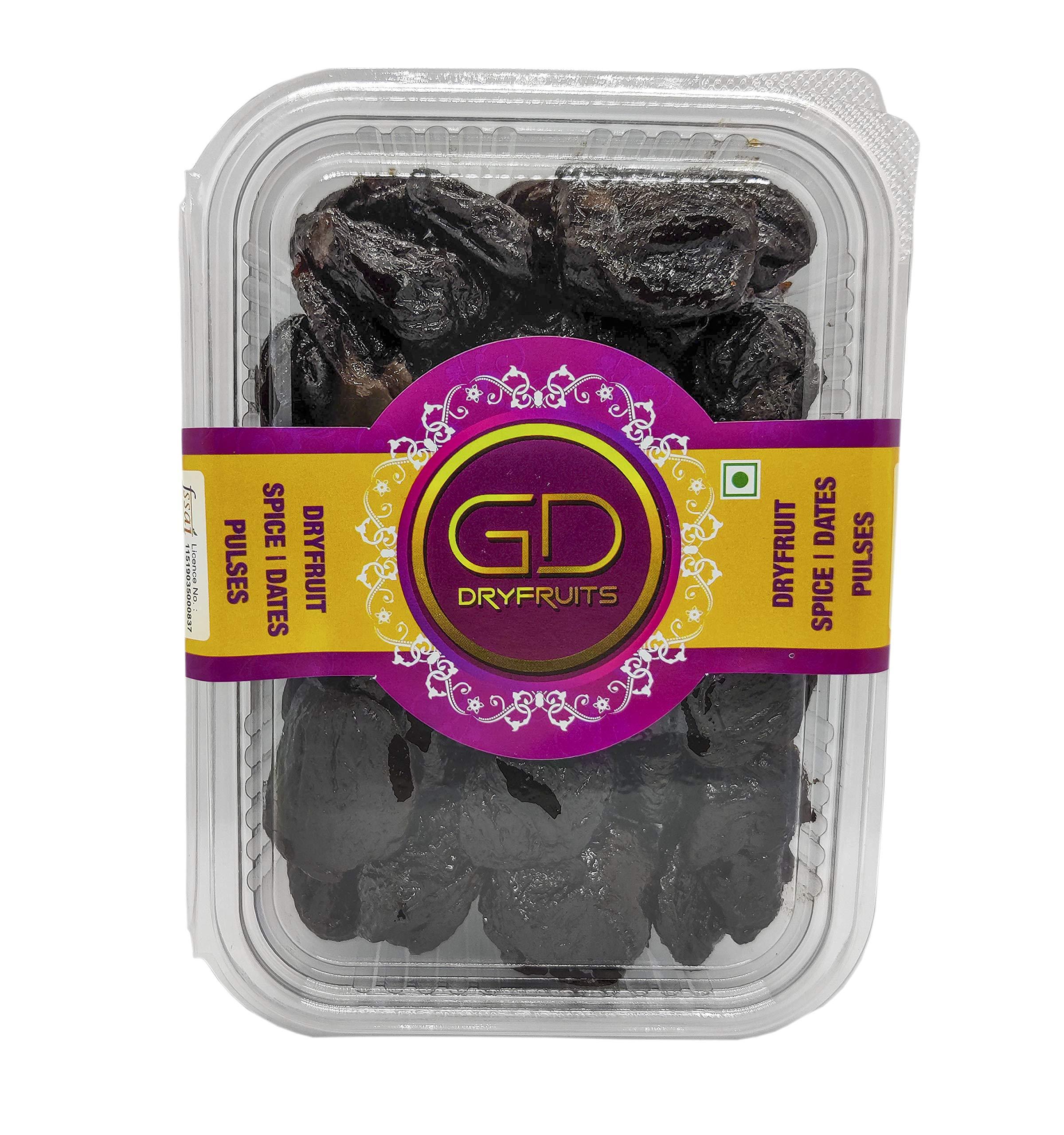 GD DRYFRUIT GD Dried Pitted Prunes, Handpicked (Plum) Aloo Bukhara Seedless 200g