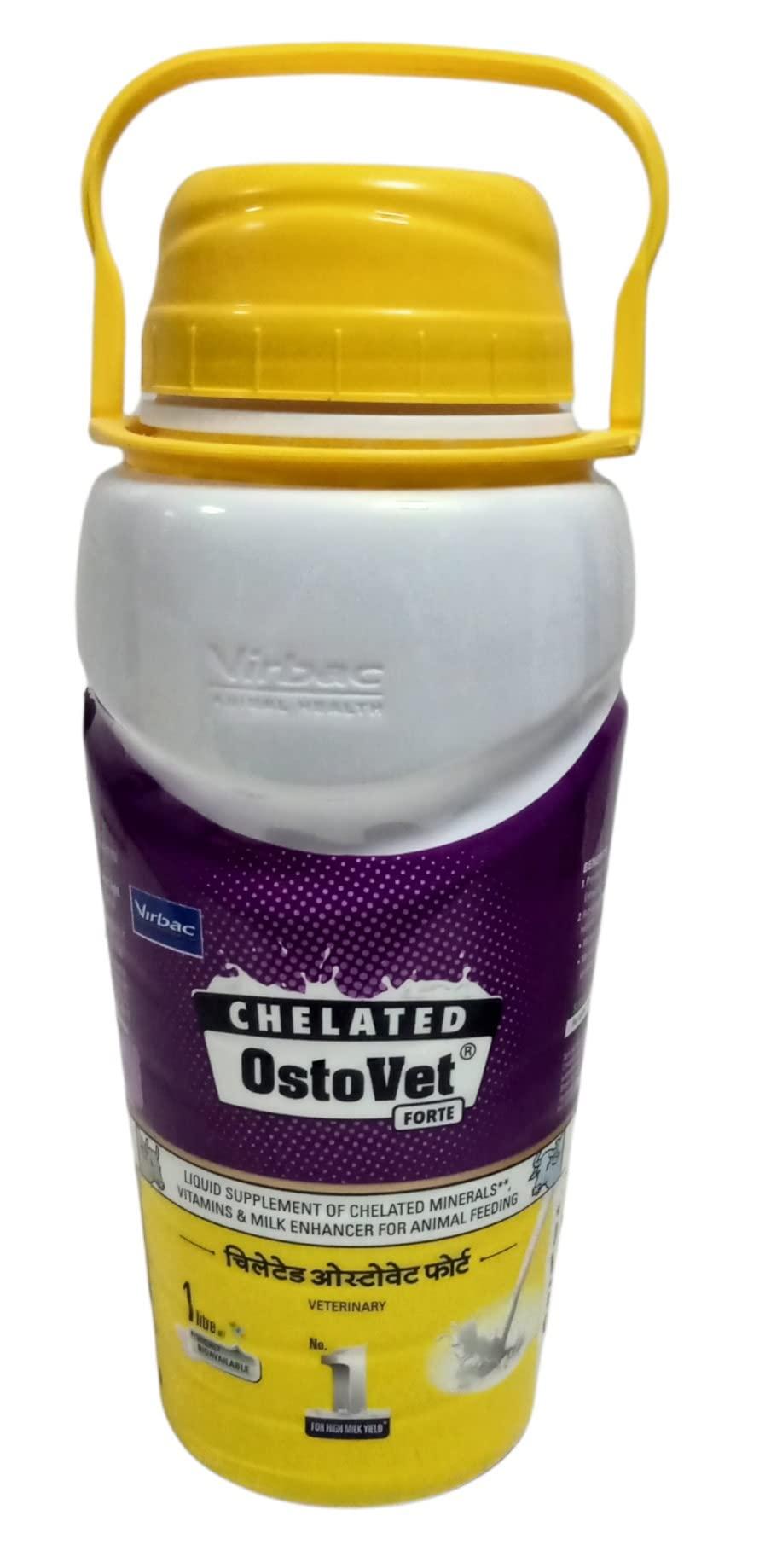 Generic Ostovet Forte Chelated Calcium Liquid (1Ltr) for Animals