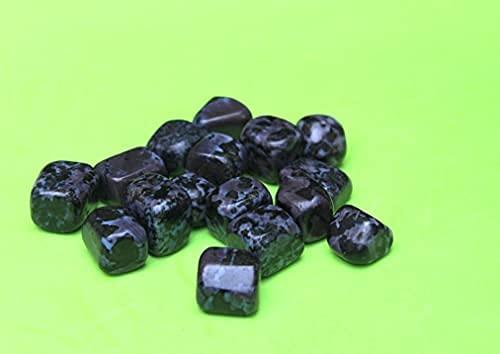 Jet International Crystal Jet Indigo Gabro Tumbled Stone 100 Grams Attractive Genuine A Grade Approx. 0.75" to 1 Inch Image is Reference
