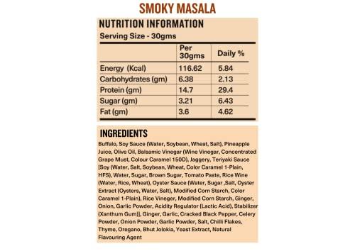 Doki DOKi Buffalo Jerky for Humans (5 Flavours) (High Protein, Low Calorie, All-Natural, Gluten Free, Ready-to-eat meat))