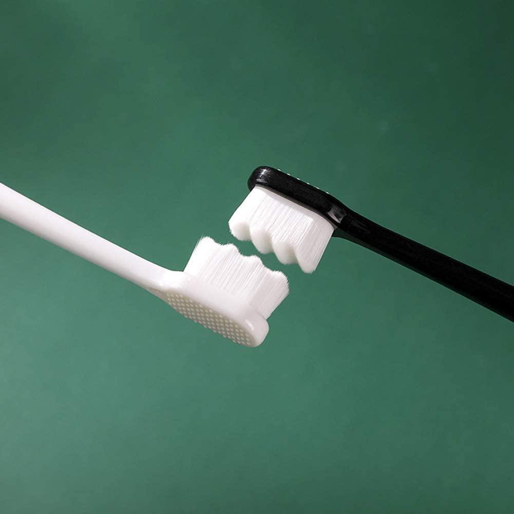 Mahadaha MGI Ultra Soft Kids Ultra Soft Toothbrush, Extra Soft Toothbrushes with Small Heads Bristles with Soft Tongue Cleaner for Toddler and Upwards (Pack Of 2 Multicolor)