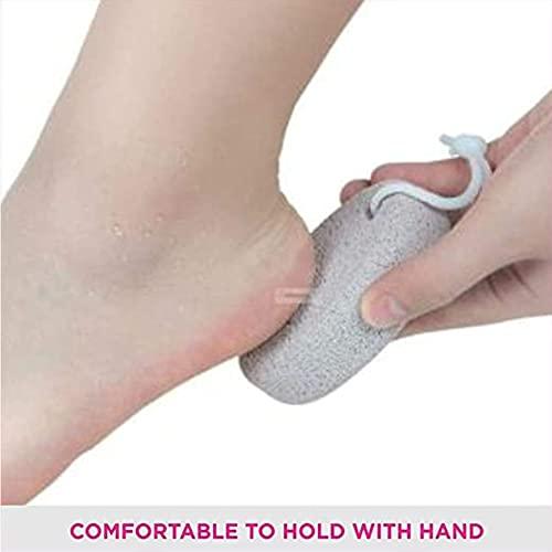 Glamlooks Professional Glamlooks Professional Pumice Stone for Foot Scrub, Pedicure Stone to Remove Dead Skin & Corns, Pumice Stone for Foot & Body Scrub, Exfoliating Stone for Foot Cleaning for Women & Men (Pack of 2)